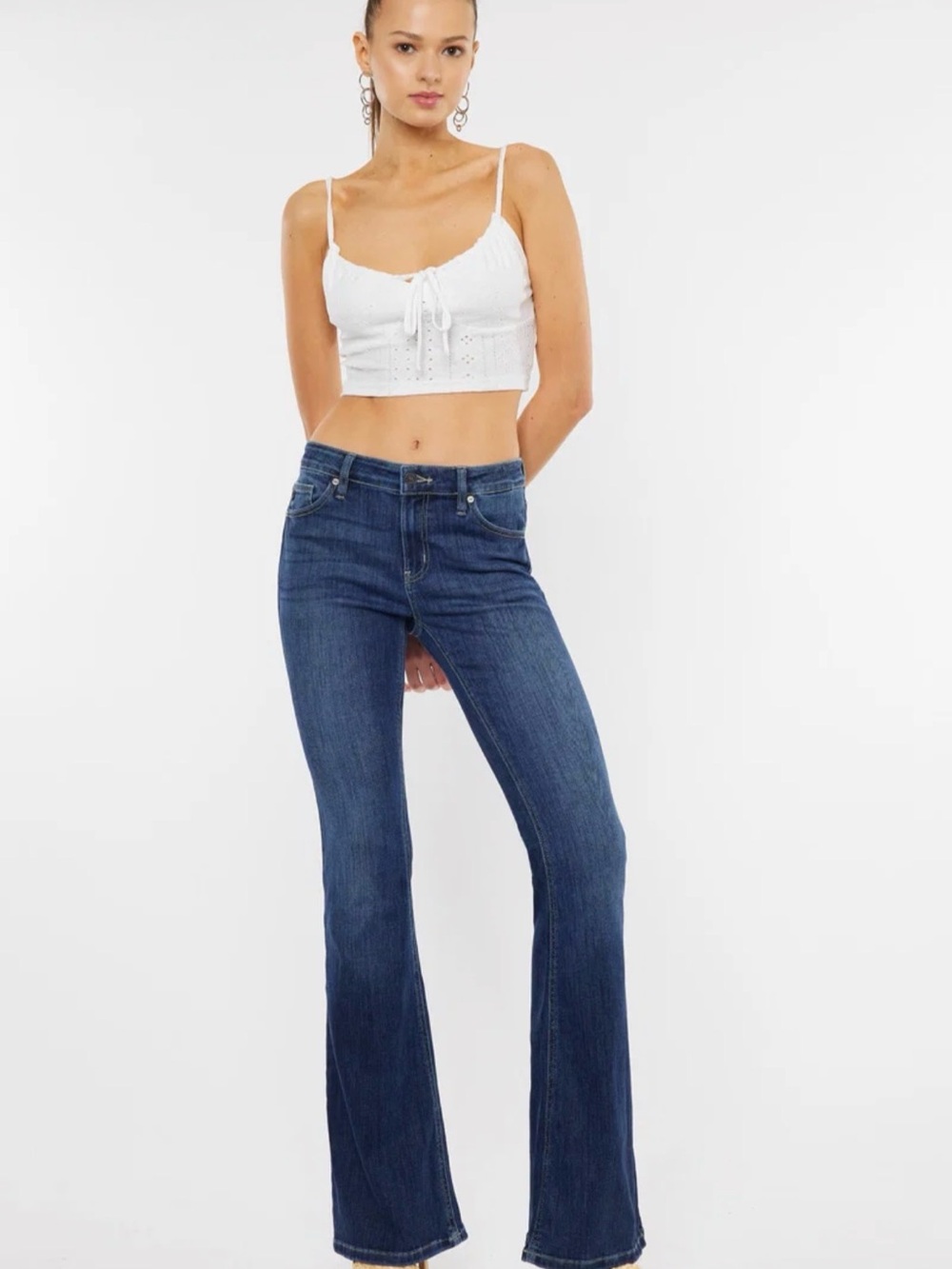 KanCan Essentials Mid-Rise Flare